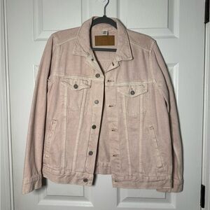 Women’s Pink Denim Jacket Size 12